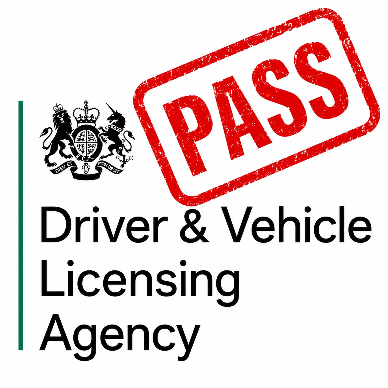 dvla logo wit pass stamp