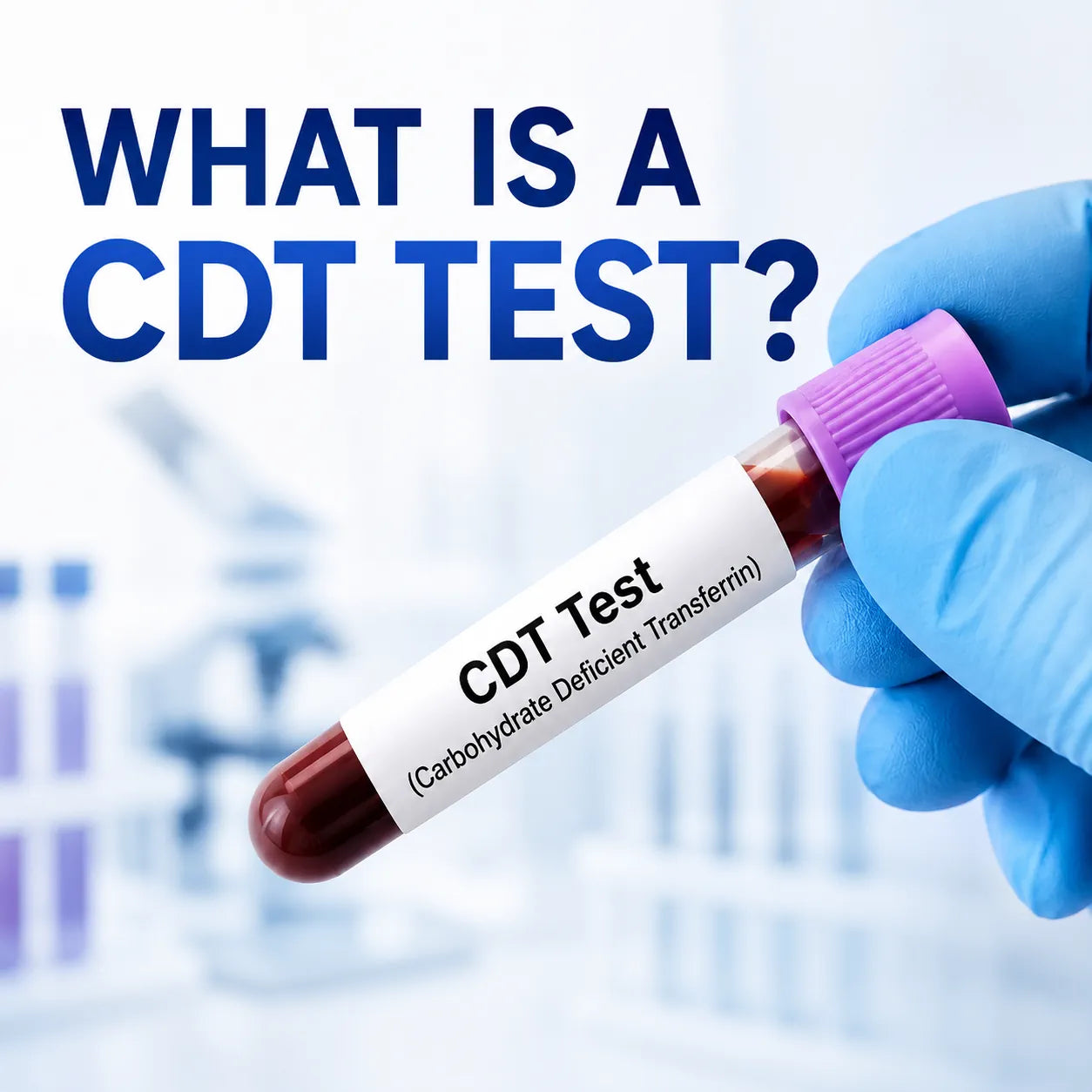 text what is a cdt test with a blood tube