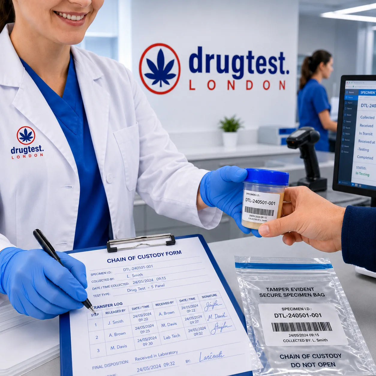 chain of custody drug test