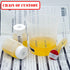 Urine specimen containers with client details and a chain of custody form